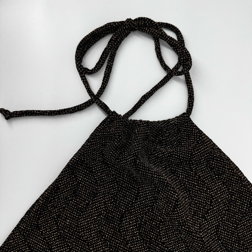 NWT Show Me Your Mumu Casino Mini Dress in the squiggle sparkle sparkle knit - Picture 6 of 9